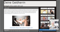 Desktop Screenshot of deinegeldherrin.com